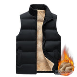 Lambswool Men's Down Cotton Vest Clip Outer Wear