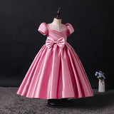 New Satin Korean Princess Dress One Year Old