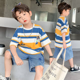 Boys Summer Casual T-Shirt Shorts Set