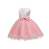 Lace Puffy Yarn Children's Clothing Princess Performance Dress Girls Dress