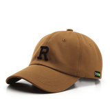 Adjustable Cap Letter R Embroidery Unisex Baseball Cap - AL MONI EXPRESS