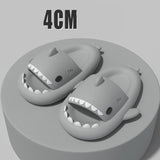 Adult's Slippers Indoor Outdoor Funny Shark Cartoon - AL MONI EXPRESS