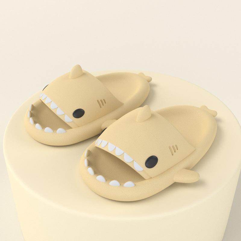 Adult's Slippers Indoor Outdoor Funny Shark Cartoon - AL MONI EXPRESS