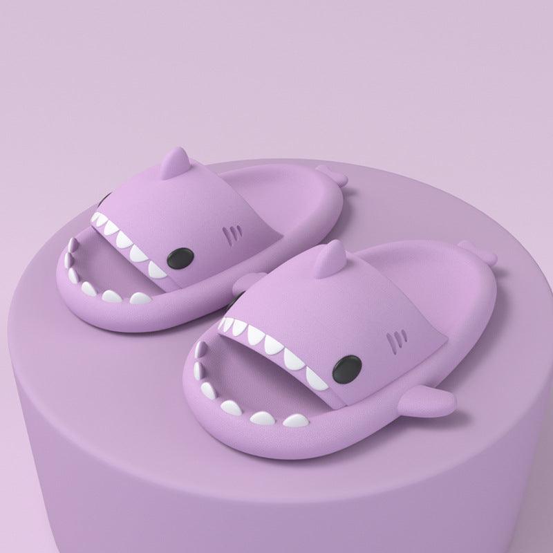 Adult's Slippers Indoor Outdoor Funny Shark Cartoon - AL MONI EXPRESS