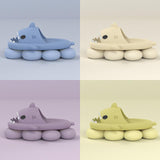 Adult's Slippers Indoor Outdoor Funny Shark Cartoon - AL MONI EXPRESS