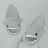 Adult's Slippers Indoor Outdoor Funny Shark Cartoon - AL MONI EXPRESS