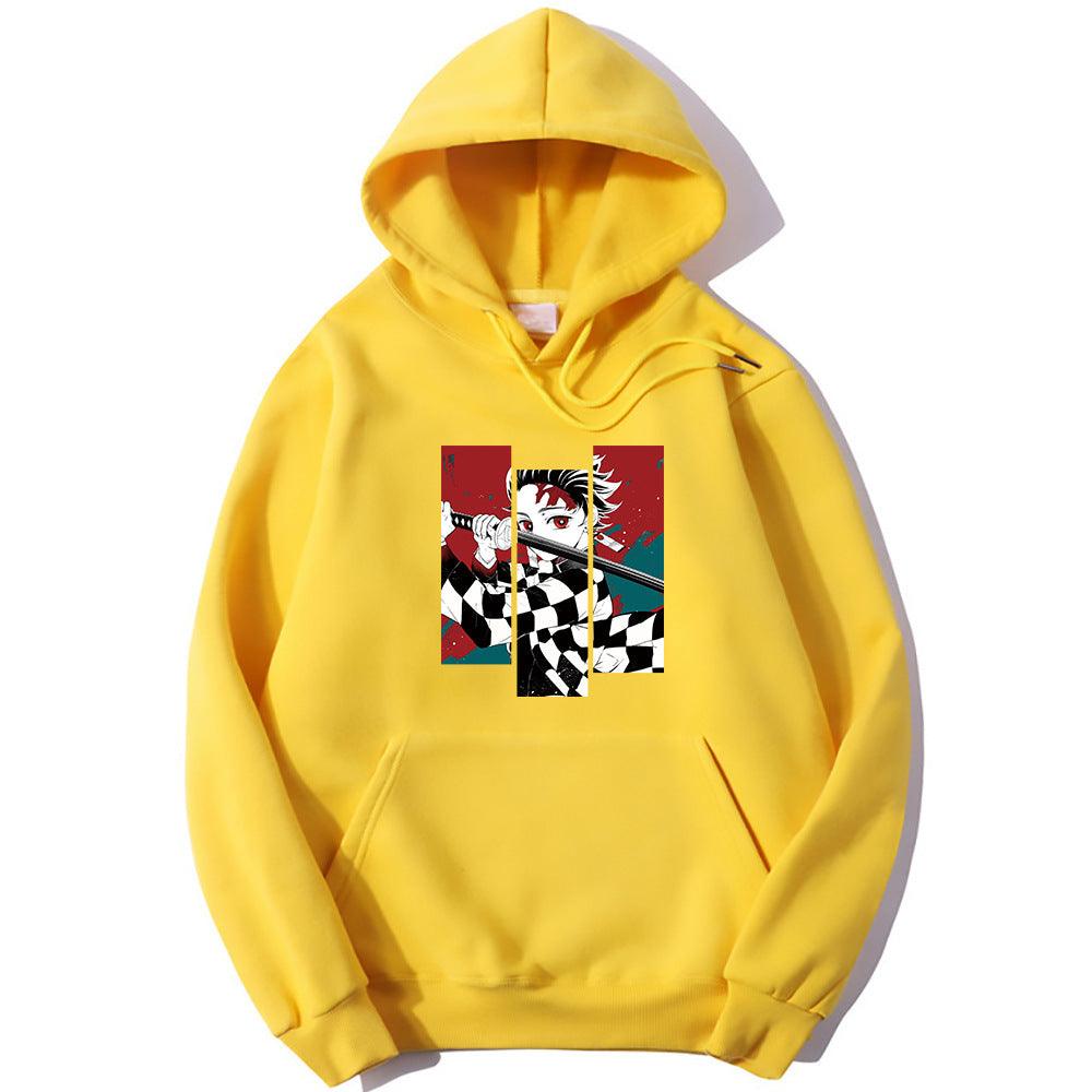 Anime Print Men's And Women's Hoodies Harajuku Street Fashion Hooded Sweatshirt - AL MONI EXPRESS