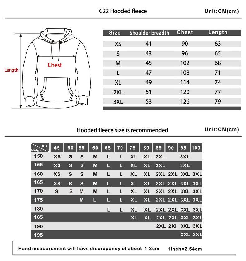 Anime Print Men's And Women's Hoodies Harajuku Street Fashion Hooded Sweatshirt - AL MONI EXPRESS