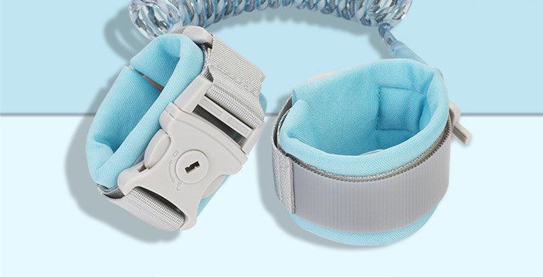 Anti Lost Wrist Link Add Key Lock Toddler Leash Baby Walker Safety Belt Wristband Walking Strap Rope Adjustable Harness - Almoni Express