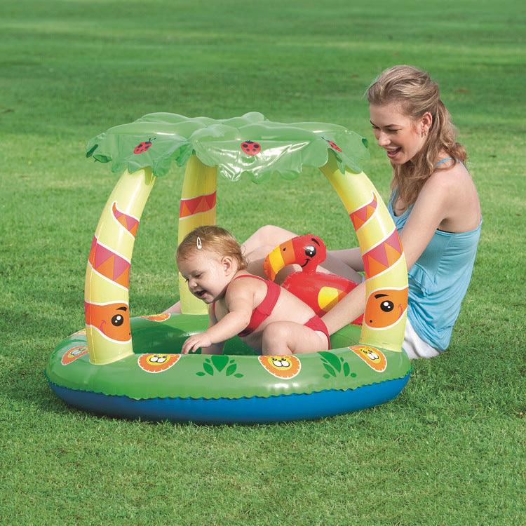 Anti-Sai Awning Inflatable Pool Swimming For Infants And Young Children Sand - Almoni Express