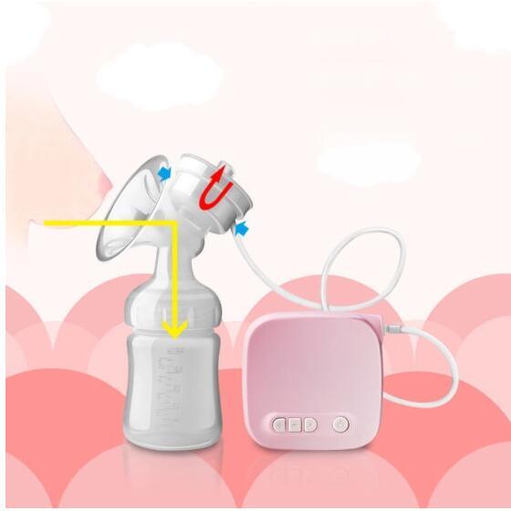 Automatic Milk Pumps Kit Electric Breast Natural Suction Enlarger Feeding Bottle USB Breast Milksucker BM - Almoni Express