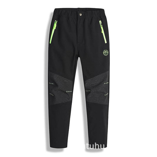 Autumn And Winter Outdoor Children's Soft Shell Assault Pants - Almoni Express