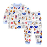 Autumn And Winter Pajamas, Baby Autumn Clothes, Long Trousers, Girls' Home Clothes, Long Sleeves - Almoni Express