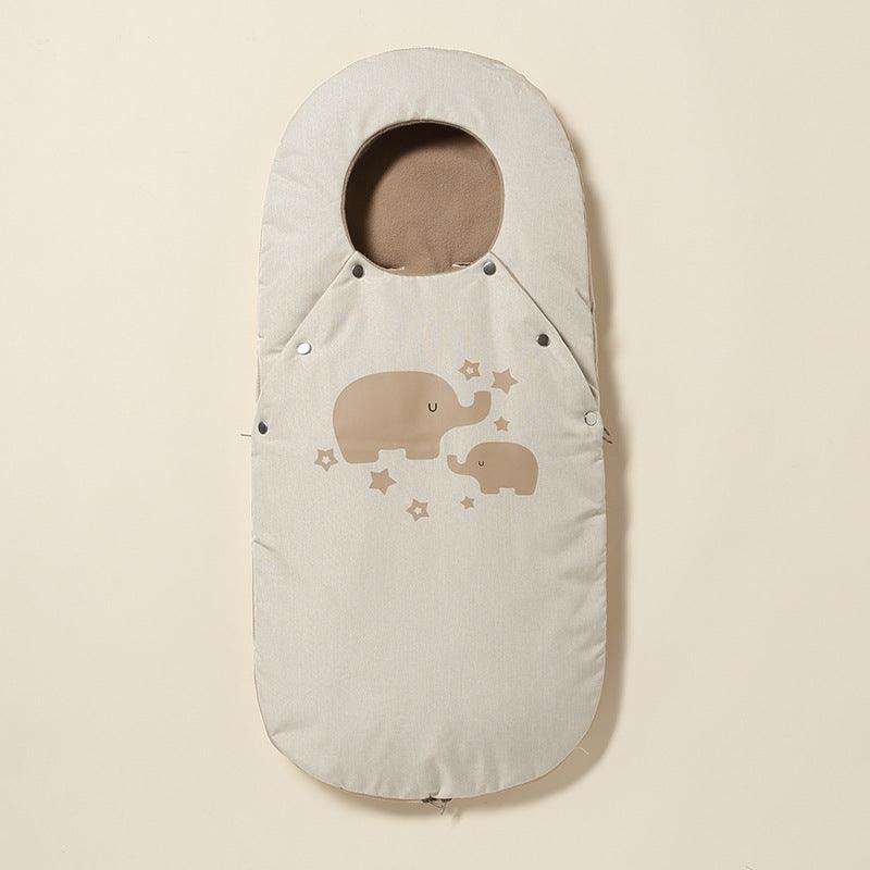 Autumn And Winter Rocking Fleece Thickened Warm Baby Anti-kicking Divine Sleeping Bag - Almoni Express