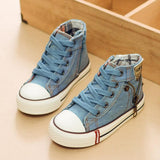 Autumn Expert Skill Children Casual Shoes Boys Girls Sport Shoes Breathable Denim Sneakers Kids Canvas Shoes Baby Boots - Almoni Express