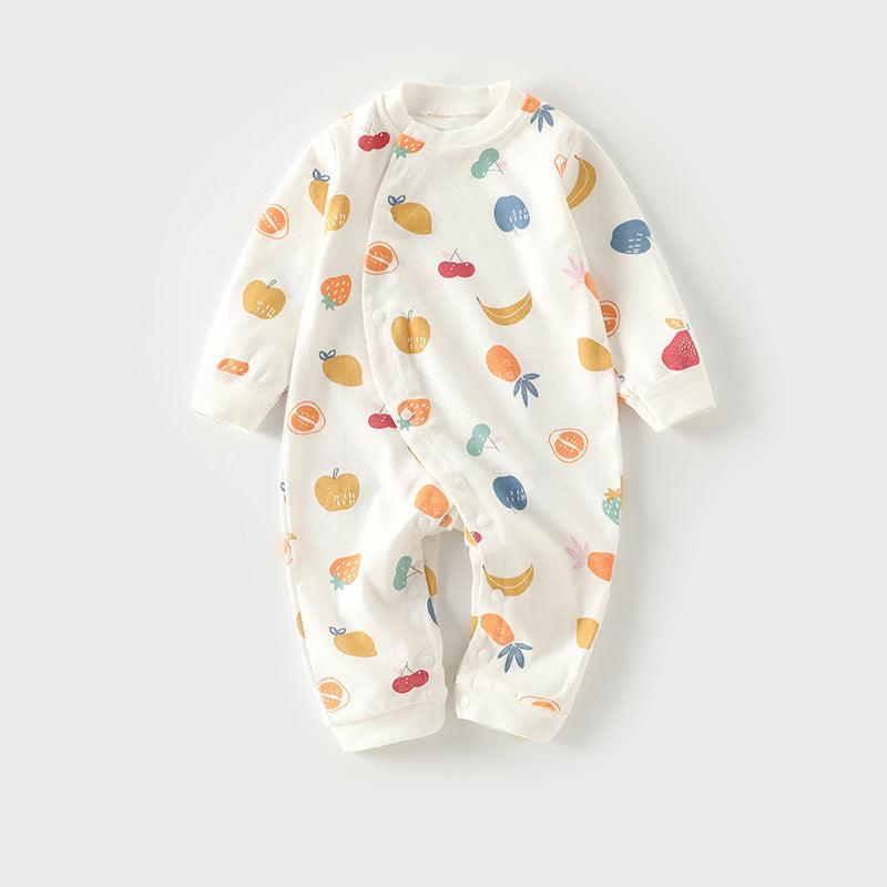 Autumn Thin Baby Pajamas And Baby Onesies - Almoni Express