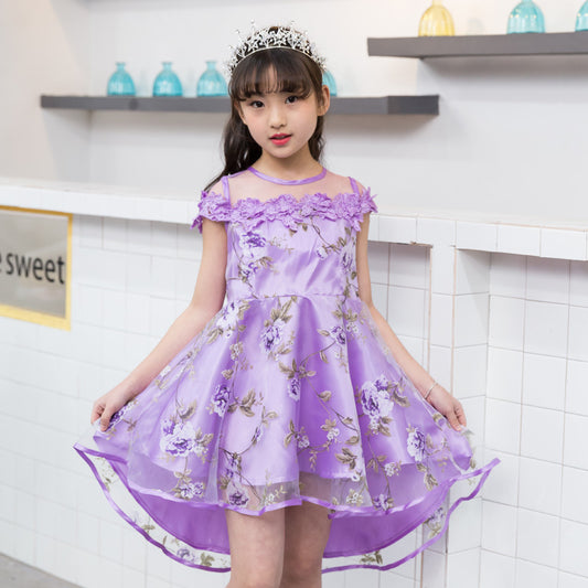 Girls Dress Summer New European And American Dress Princess Dress