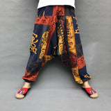 Trendy Plus Size Loose Lantern Men's And Women's Same Large Crotch Pants