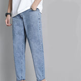 Mens Fashionable And Versatile Loose Straight Casual Pants