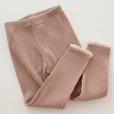 Babies And Girls Wear Leggings Over Autumn Trousers - Almoni Express