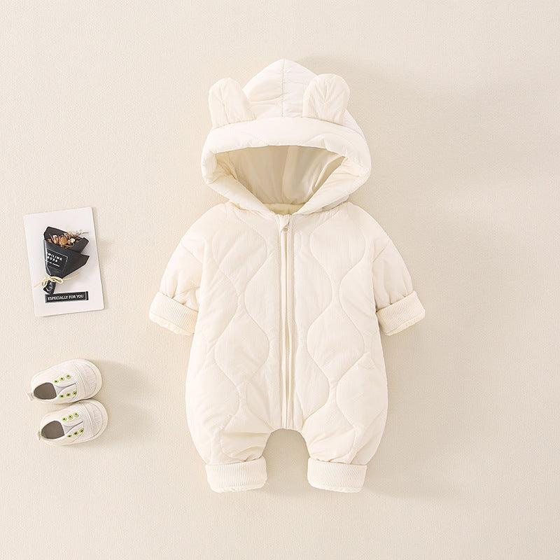 Baby Autumn And Winter Rompers Thermal Clothes - Almoni Express