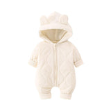 Baby Autumn And Winter Rompers Thermal Clothes - Almoni Express