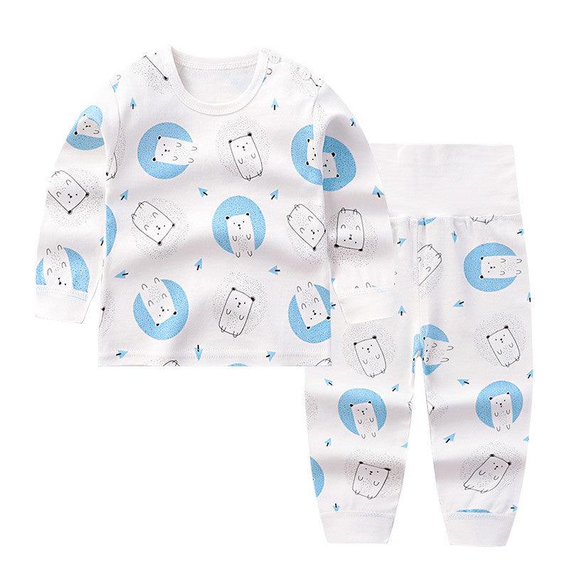 Baby Autumn Clothes Suit Cotton Baby Underwear - Almoni Express