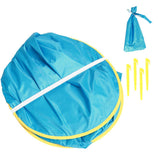 Baby Beach Tent Kids Outdoor Camping Easy Fold Up Waterproof Up Sun Awning Tent UV-protecting - Almoni Express