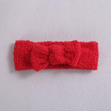 Baby Bow Nylon Elastic Fleece Headband - Almoni Express