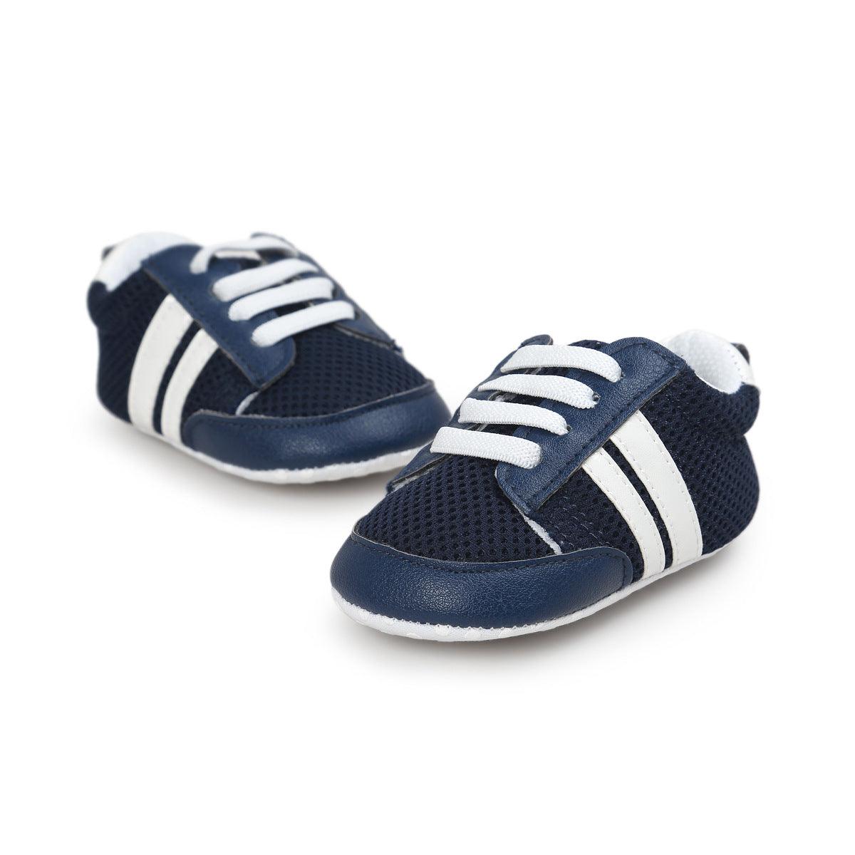 Baby Boy Girl Moccasins Shoes Infant PU Leather Non-slip Soft Newborn Sneakers - Almoni Express