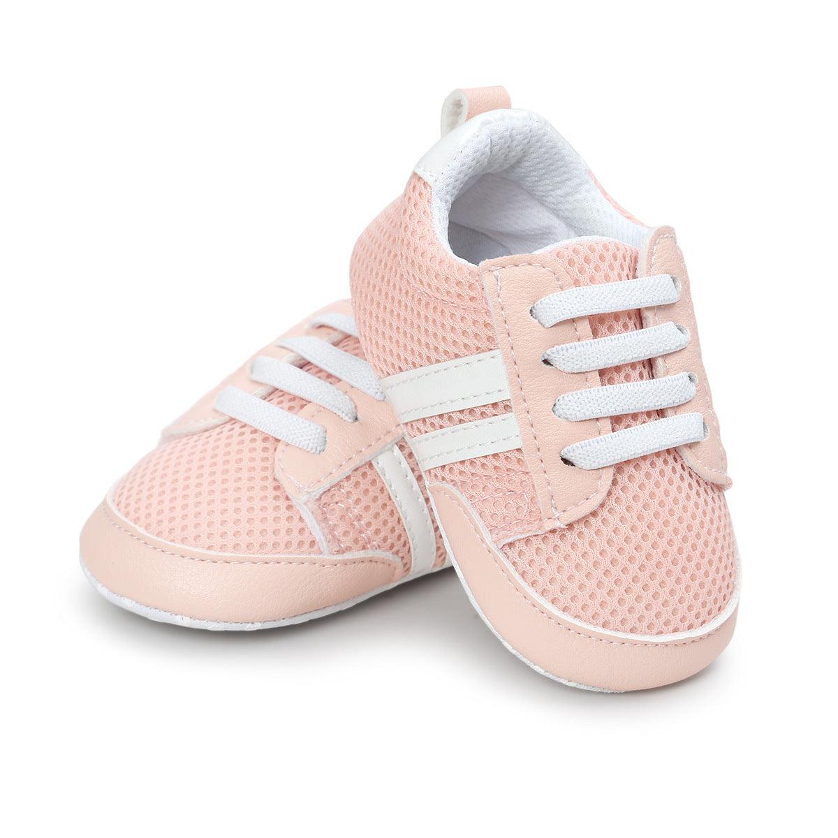 Baby Boy Girl Moccasins Shoes Infant PU Leather Non-slip Soft Newborn Sneakers - Almoni Express