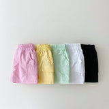 Baby Candy Solid Color Shorts Pure Cotton - Almoni Express