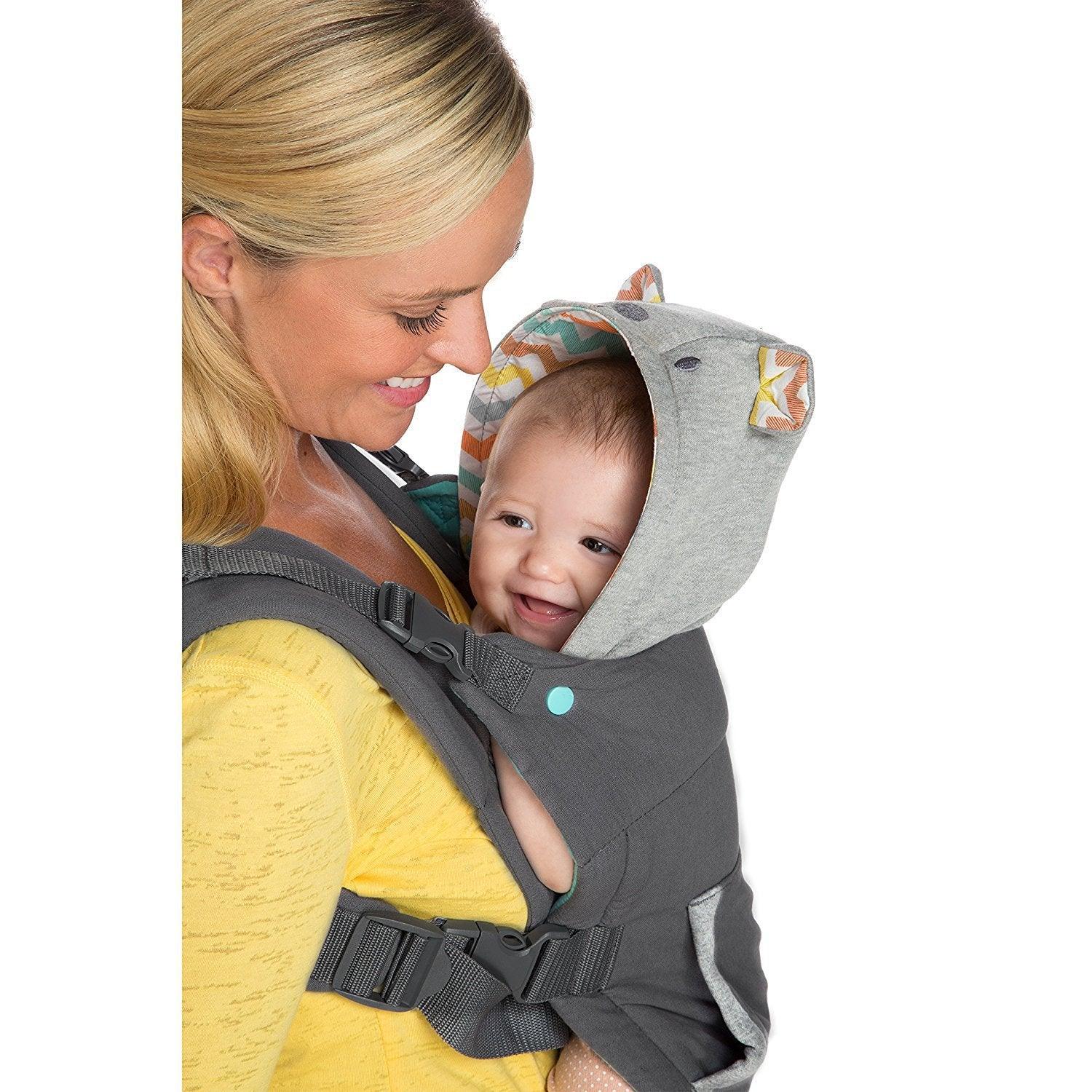 Baby Carrier 4-in-1 Double-shoulder Baby Carrier Carrier Carrying Bag, Suitable for Four Seasons, Saliva Towel - Almoni Express