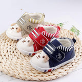 Baby cartoon toddler shoes baby shoes non-slip toe cap - Almoni Express