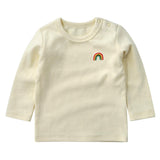 Baby Clothes Long Sleeve T-Shirt Baby Bottoming Shirt - Almoni Express