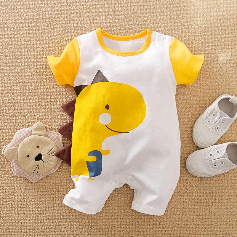 Baby Clothes Short Sleeve Baby Casual Onesies - Almoni Express