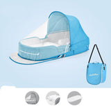 Baby Crib Multifunctional Folding Newborn Nest Toddler Bed Portable Sun Protection Mosquito Net Infant Camping Bed Travel Cot - Almoni Express