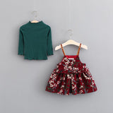 Baby Dress, Girl's Skirt, Autumn 1-2-3 Years Old Baby Clothes, Children's Clothing, A Piece Of E3087 - Almoni Express