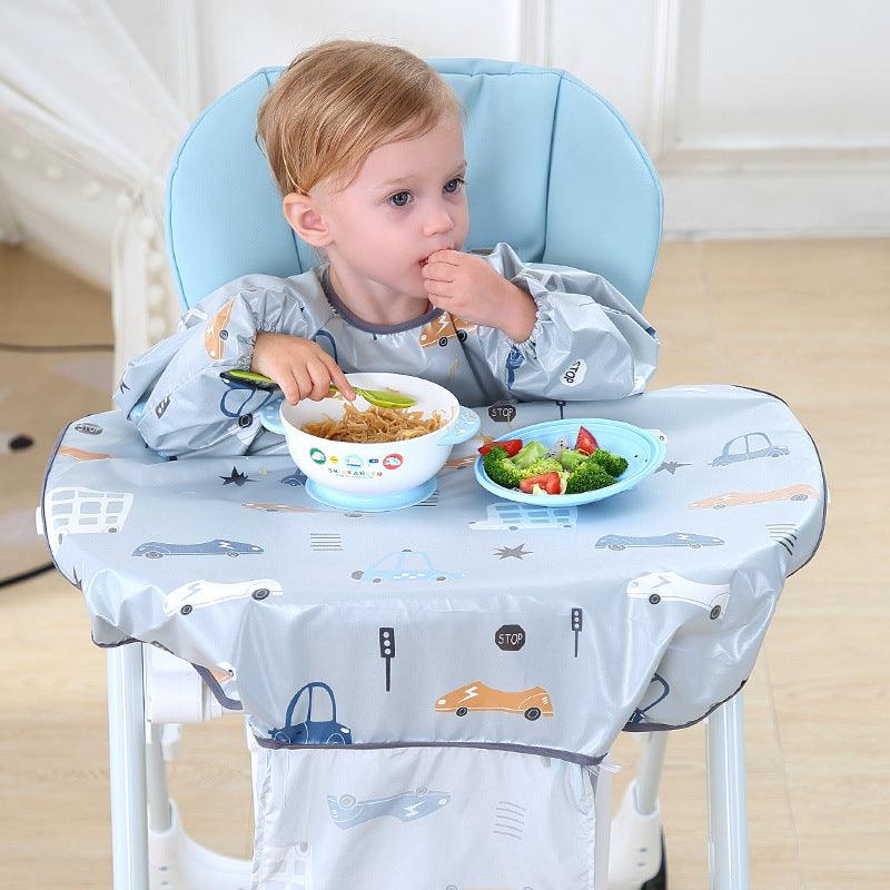 Baby Eating Dining Chair Bib Cover Anti-Dirty Feeding Clothing Gown - Almoni Express