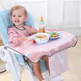 Baby Eating Dining Chair Bib Cover Anti-Dirty Feeding Clothing Gown - Almoni Express