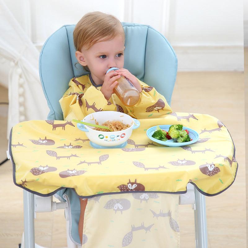 Baby Eating Dining Chair Bib Cover Anti-Dirty Feeding Clothing Gown - Almoni Express