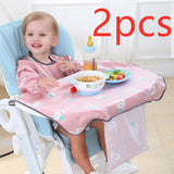 Baby Eating Dining Chair Bib Cover Anti-Dirty Feeding Clothing Gown - Almoni Express