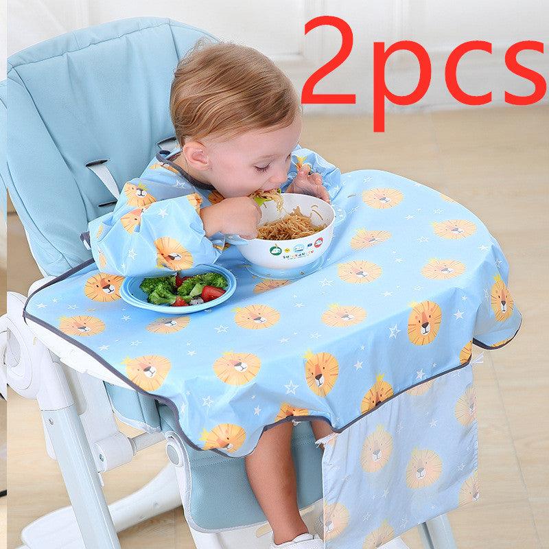 Baby Eating Dining Chair Bib Cover Anti-Dirty Feeding Clothing Gown - Almoni Express