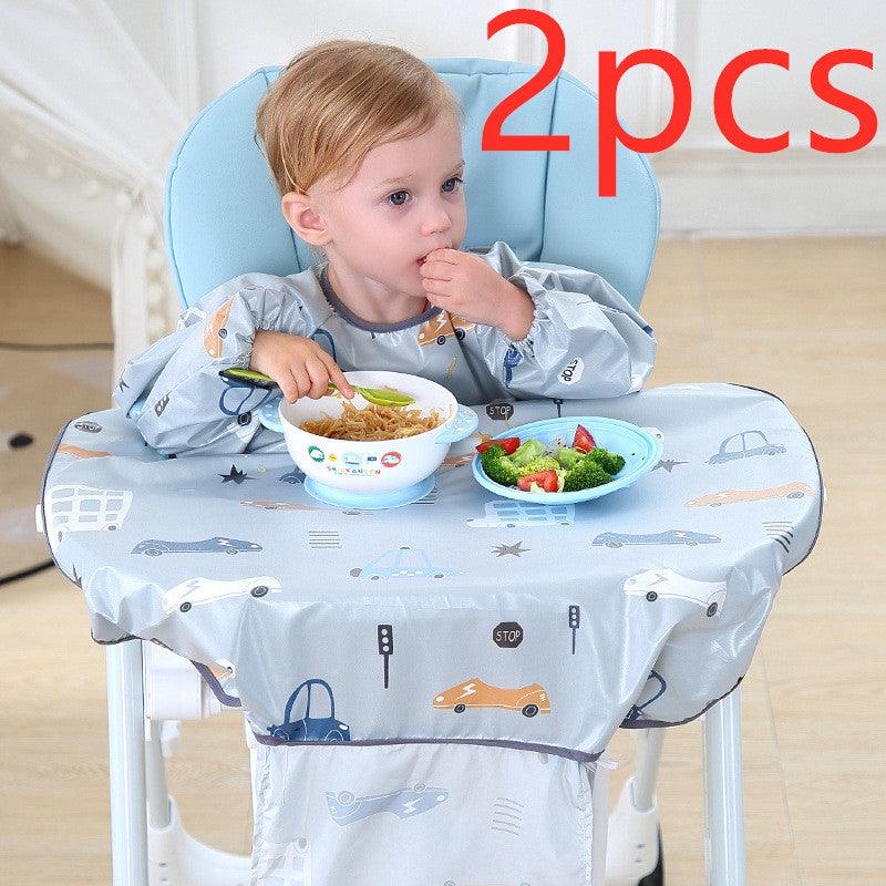 Baby Eating Dining Chair Bib Cover Anti-Dirty Feeding Clothing Gown - Almoni Express