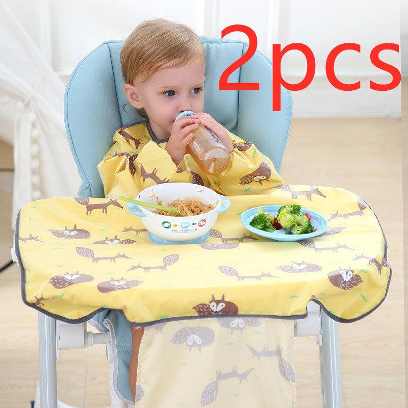 Baby Eating Dining Chair Bib Cover Anti-Dirty Feeding Clothing Gown - Almoni Express