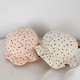 Baby Fisherman Double Polka Dot Baby Sun Hat - Almoni Express