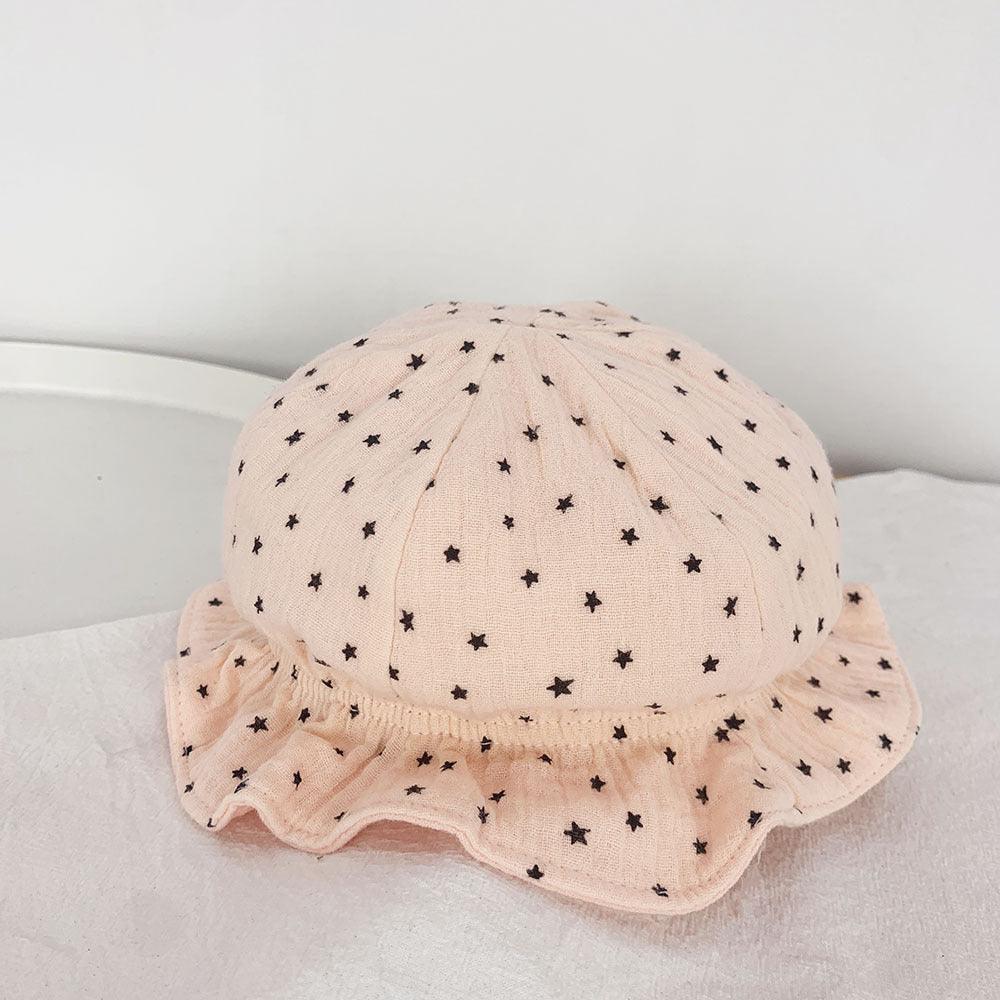 Baby Fisherman Double Polka Dot Baby Sun Hat - Almoni Express