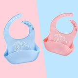 Baby food Bib baby meal silicone saliva bag - Almoni Express