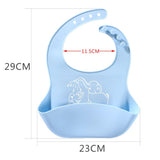 Baby food Bib baby meal silicone saliva bag - Almoni Express