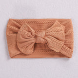 Baby Hair Accessories Elastic Head Bandwidth Edge Nylon Bow Headband For Children - Almoni Express